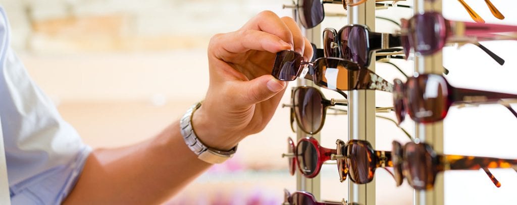 Picking out sunglasses